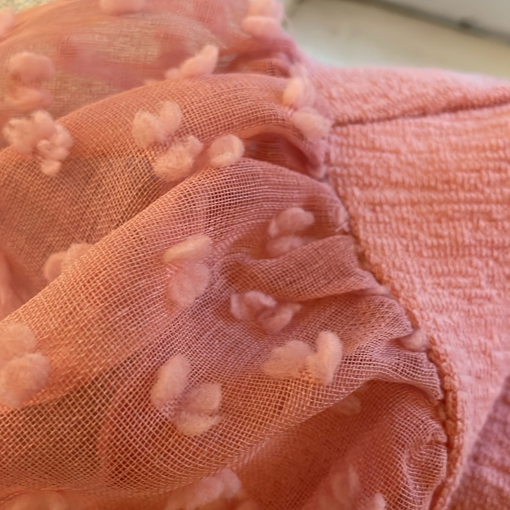 Pink Puff Sleeve Top by Anthropologie Maeve - Picture 4 of 7